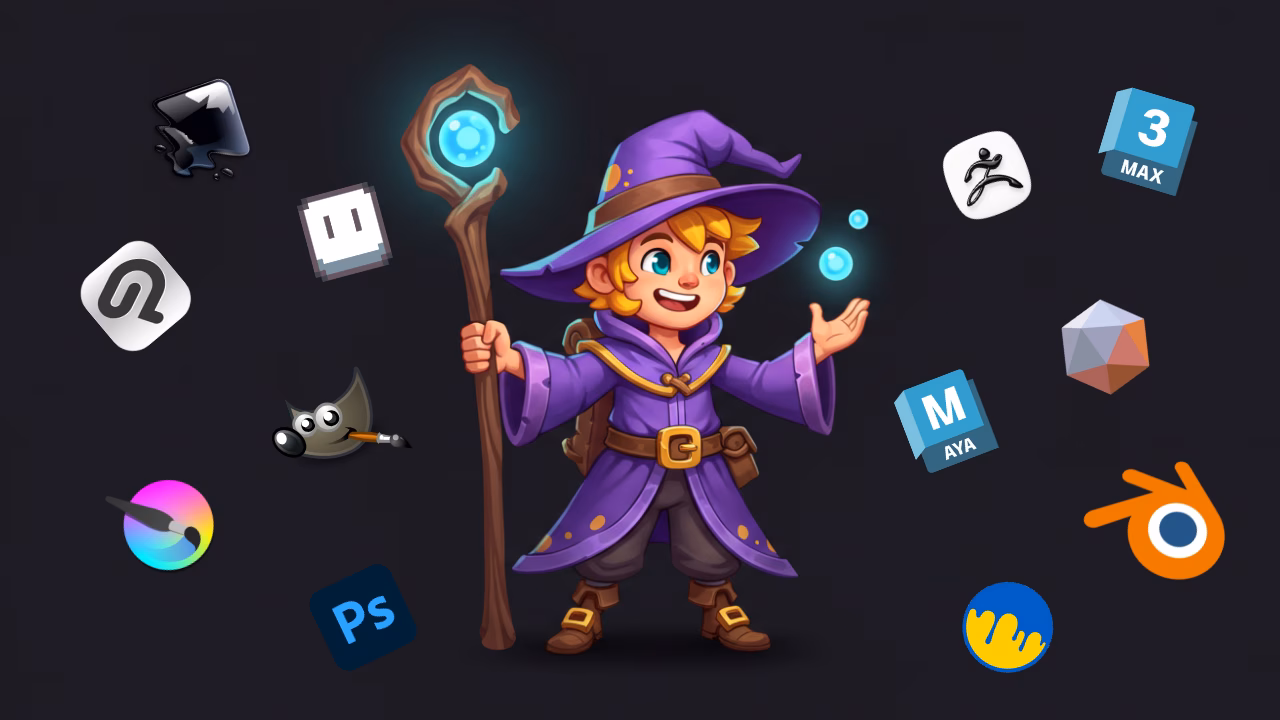 20+ Free and Paid Game Art Creation Software