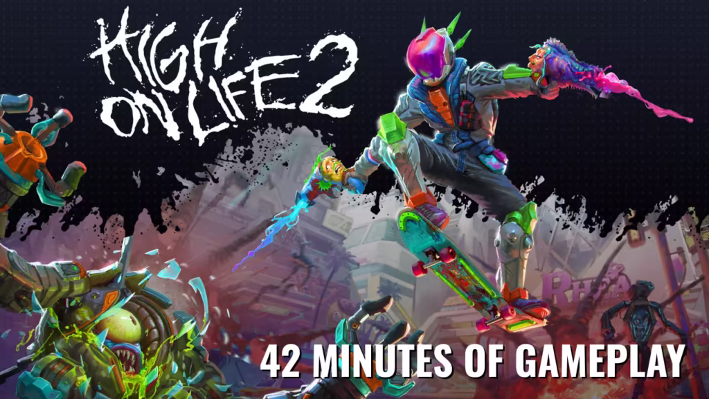 42 Min GAMEPLAY Video High on Life 2